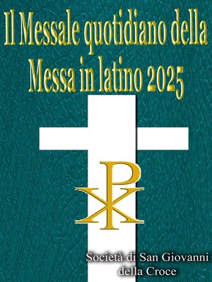 cover image of Il Messale quotidiano della Messa in latino 2025